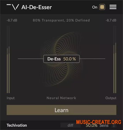 Techivation AI-De-Esser v1.0.0 (BUBBiX)