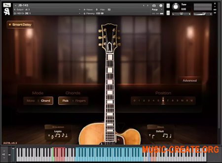 Straight Ahead Samples JB-145: Archtop Guitar v1.3 (KONTAKT)