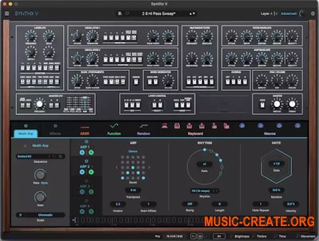 Arturia Synthx V v1.0.0 WIN / U2B Mac (Team R2R / MORiA)