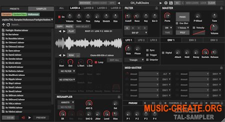 Togu Audio Line TAL-Sampler v4.7.1 WIN MAC LIN (Team R2R)