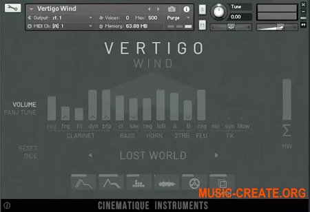 Cinematique Instruments Vertigo Wind (KONTAKT)