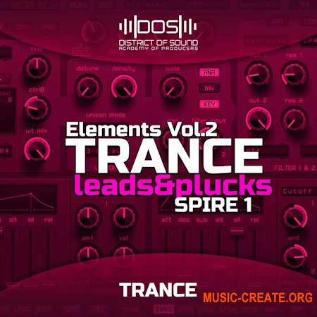 District of Sound Elements Trance Lead and Plucks For Spire Vol 2 (Spire presets)
