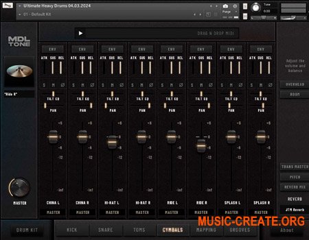 MDL Tone Ultimate Heavy Drums