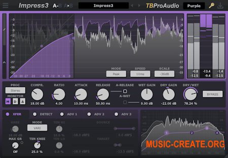 TBProAudio Impress v1.9.11 (Team R2R) - эффект компрессии