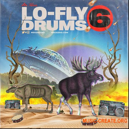 MSXII Sound Lo-Fly Drums 6 (WAV)