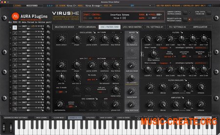Aura Plugins Access Virus Editor v24