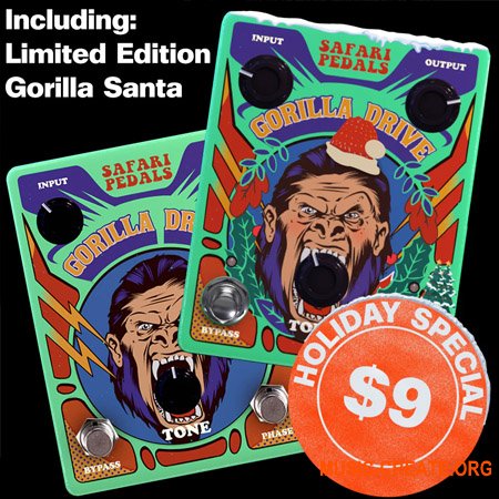 Safari Pedals Gorilla Drive Santa Edition