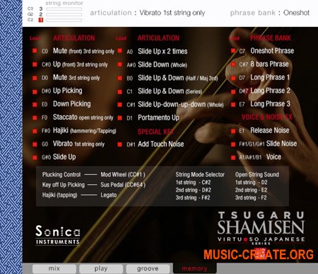 Sonica Instruments Tsugaru Shamisen