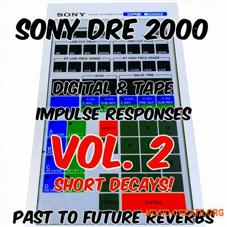 PastToFutureReverbs SONY DRE 2000 Reverb Vol. 2 Short Decays