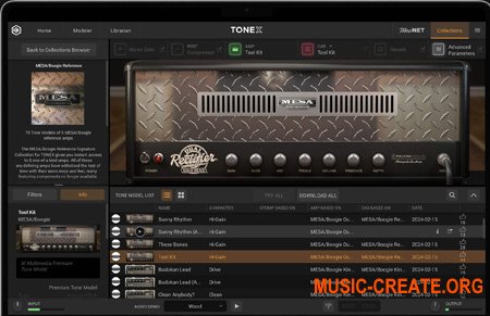 IK Multimedia Tonex MESA/Boogie Reference Signature Collection