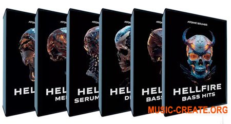 Atomic Sounds HELLFIRE Collection (WAV, MiDi, Serum presets) Atomic Sounds HELLFIRE Collection (WAV, MiDi, Serum presets)