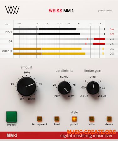 Softube Weiss MM-1 Mastering Maximizer v2.5.9 R2R