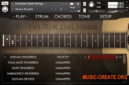 Orange Tree Samples - Evolution Acoustic Guitar Steel Strings (KONTAKT) - библиотека звуков акустической гитары