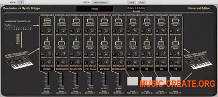 Momo Universal Editor and Controller Synth Bridge