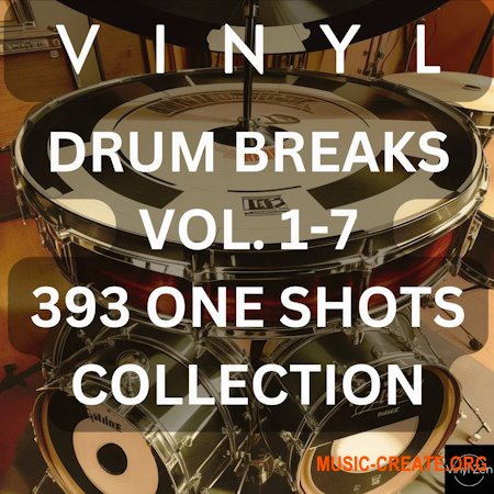 PastToFutureReverbs Vinyl Drum Breaks Vol 1-7 One Shots Collection 393 Vinyl Drums One Shots
