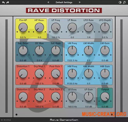 Rave Generation Rave Distortion v1.0.0