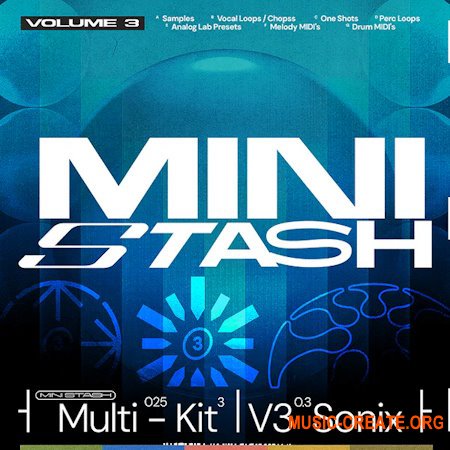 KXVI Ministash Vol 3 Multi Kit (WAV, MiDi, ANALOG LAB BANK)
