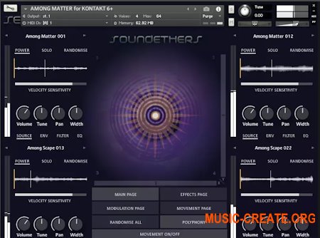 Soundethers Among Matter