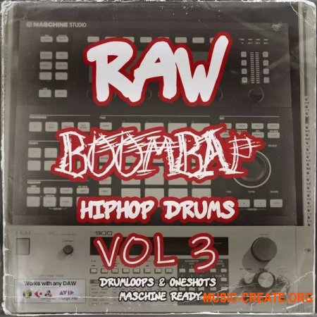 Scarebeatz Raw BoomBap HipHop Drums Vol.3