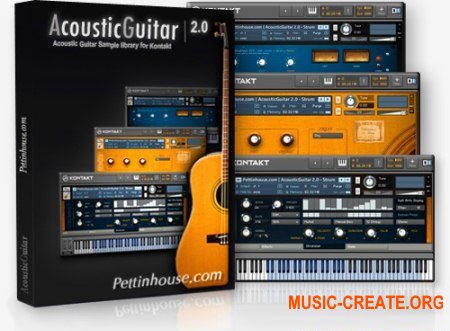 PettinHouse - AcousticGuitar 2.0 (KONTAKT) - библиотека звуков акустической гитары