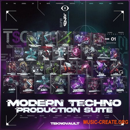 Teknovault Modern Techno Production Suite