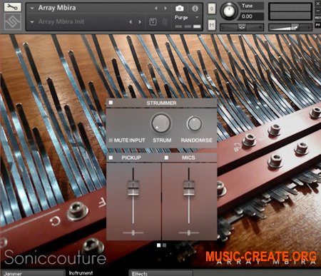 SonicCouture Array Mbira