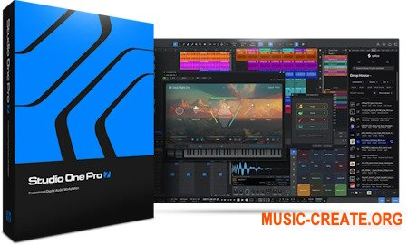 PreSonus Studio One Pro 7 v7.0.0 (Team R2R) - программа для создания музыки