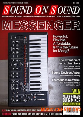 Sound On Sound UK/USA September 2025