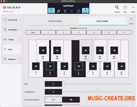Audio Modeling SWAM VariFlute