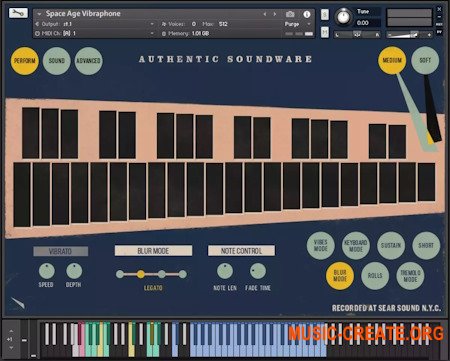Authentic Soundware Space Age Vibraphone