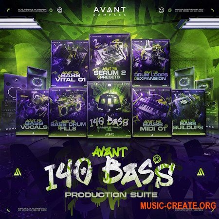 Avant Samples Avant 140 Bass and UK Bass Production Suite