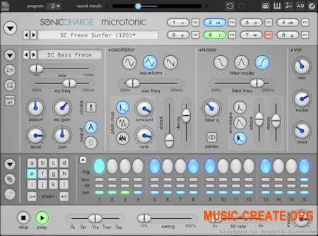 Sonic Charge - MicroTonic VSTi v3 - драм машина
