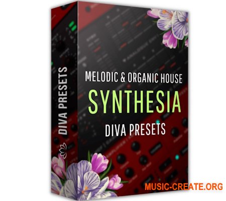 Lotustunes Synthesia - Melodic & Organic House Diva presets (Diva presets, MIDI)