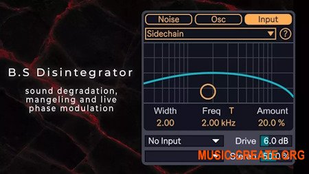 B.S Audio Tools B.S Disintegrator - Sound Degradation And Live Phase Modulation Max for Live Device AMXD
