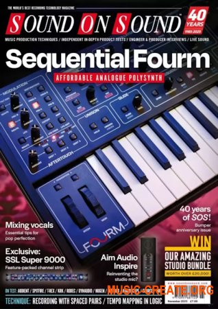 Sound On Sound UK/USA November 2025