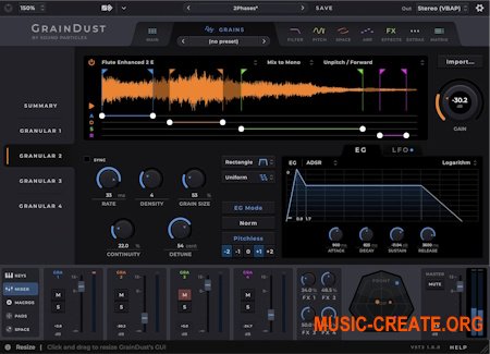 Sound Particles GrainDust