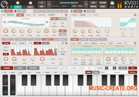 KV331 Audio SynthMaster v2.9.8 CE (Team V.R) - синтезатор и плагин эффектов