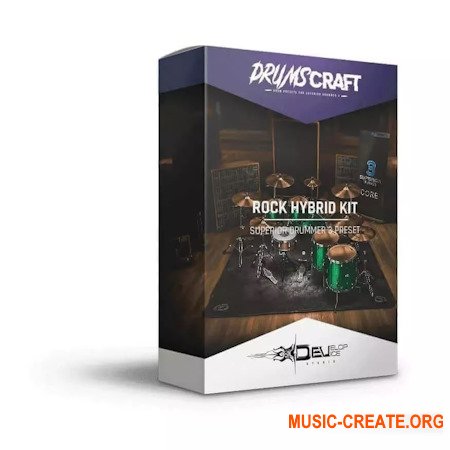 Develop Device Rock Hybrid Kit: Superior Drummer 3 Preset