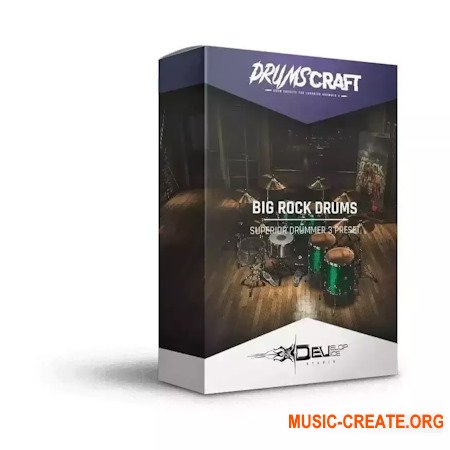 Develop Device Big Rock Drums: Superior Drummer 3 Preset