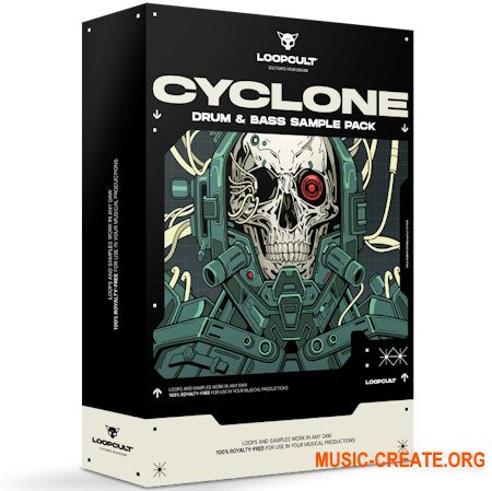 Loop Cult Cyclone 2: Drum & Bass (WAV, Ableton Live Drum Rack)