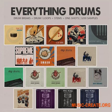 Retro Loops Everything Drums One-Shots and Drum Breaks