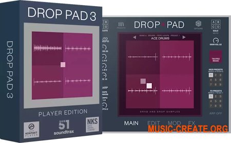 Sub51/soundtrax Drop Pad 3 (KONTAKT)