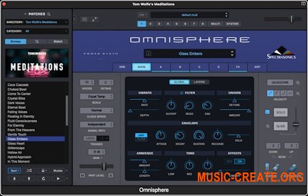 Tom Wolfe Meditations (Binaural Edition) (Omnisphere presets)