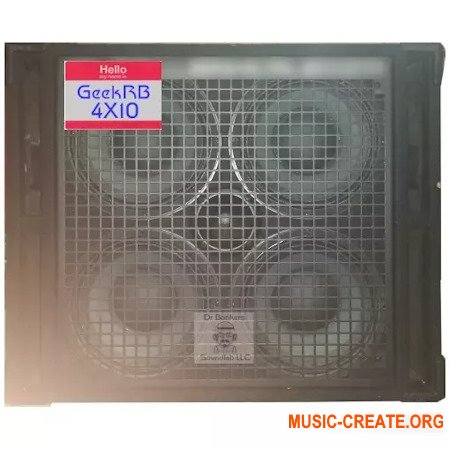 Dr Bonkers Bass Cab Classics Volume 7: GeekRB 4X10 Bass Cabinet IR Collection