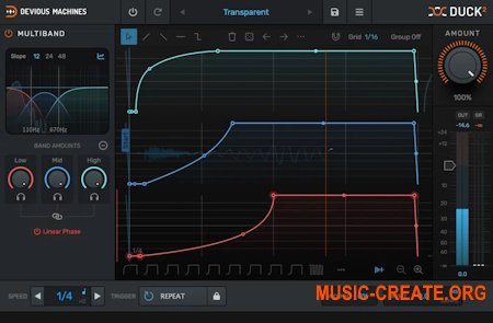 Devious Machines Duck v1.0.11 CE (Team V.R) - плагин сайдечейн компрессии