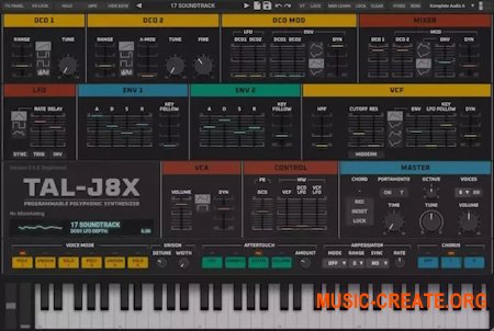 Togu Audio Line TAL-J8X v1.0.1 WiN / U2B Mac