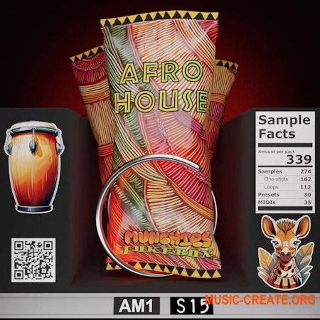 Munchies Jukebox Afro House Mainstage Vol.1 (WAV MiDi Serum presets)