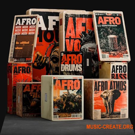Loopsy Afro House Production Suite (WAV MiDi Serum presets)