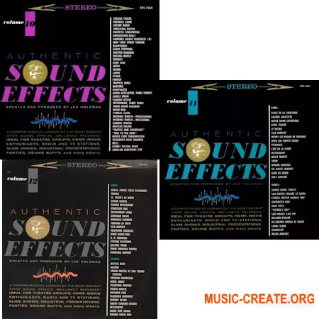 Authentic Sound Effects Vol.10-12 (FLAC)