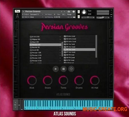 Sonic Market Persian Grooves Audio Loops (WAV)